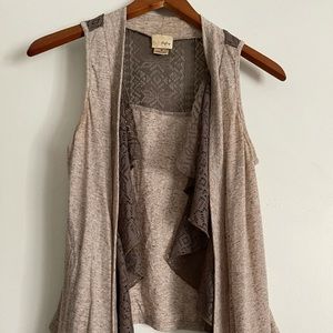 COPY - Brown Daytrip cardigan vest